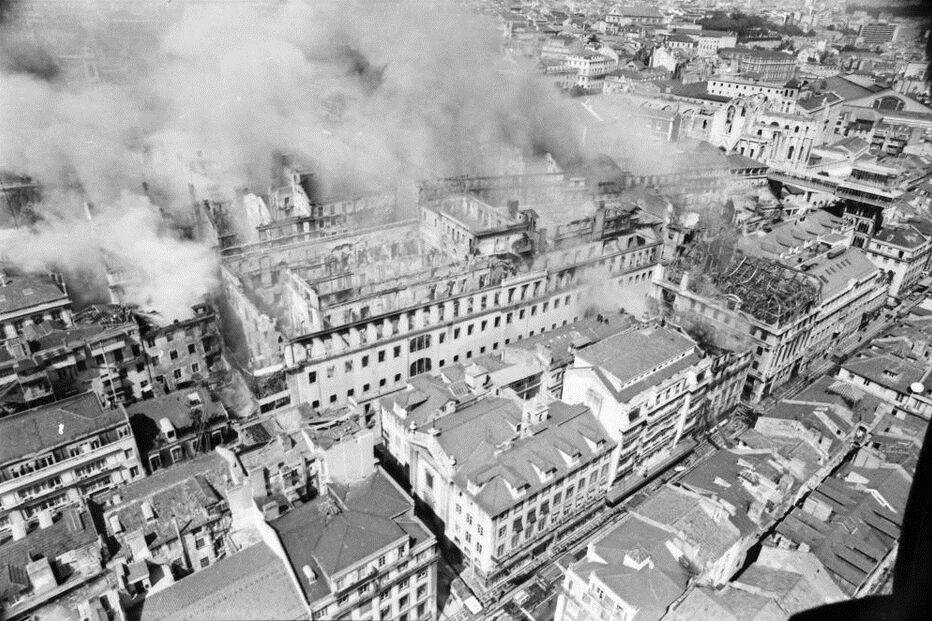 incêndio, Chiado, Lisboa
