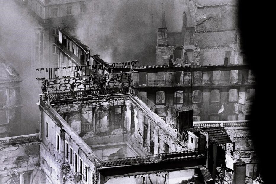 incêndio, Chiado, Lisboa