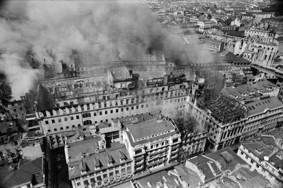 incêndio, Chiado, Lisboa