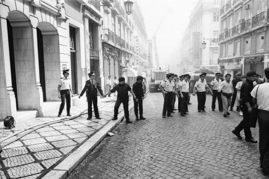 incêndio, Chiado, Lisboa