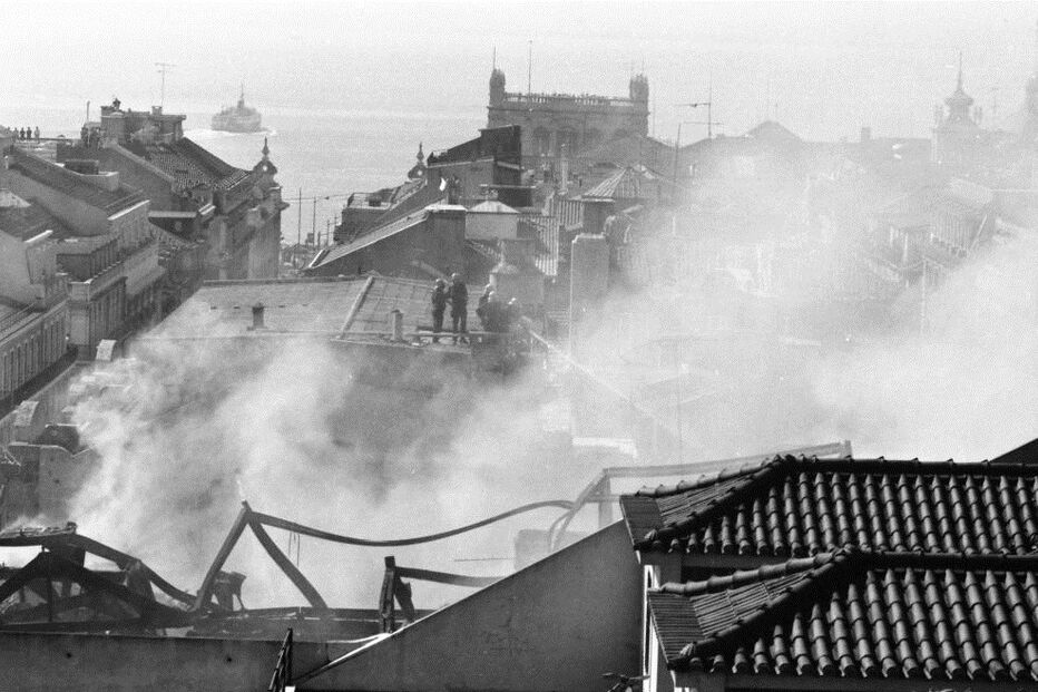 incêndio, Chiado, Lisboa
