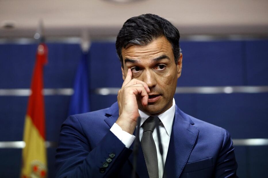 líder do Partido Socialista, PSOE, Pedro Sanchez, Madrid, Partido Popular, PP, Mariano Rajoy, Albert Rivera, Congresso de Deputados, Espanha, política