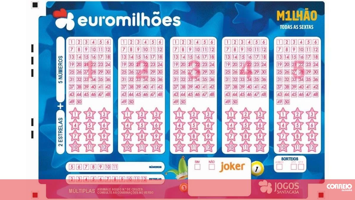 Distribuídos mais de 10 milhões de boletins do novo jogo Eurodreams