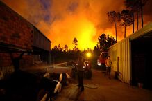 Colmeias, Leiria, incêndio, Caranguejeira, acidentes e desastres, incêndios
