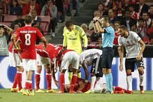 Benfica, Liga dos Campeões, Talisca, Gonçalo Guedes, Rui Vitória, Salvio, André Horta, Marcelo, Ederson, Aboubakar, Quaresma, futebol