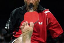 Jogador, Ténis de Mesa, Braços, Jogos Paralímpicos, Ibrahim Hamato, Incapacidade