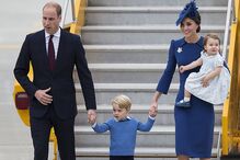 Kate, William, Carlota, George, Canadá, visita, família real