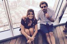 Apresentadora e o marido