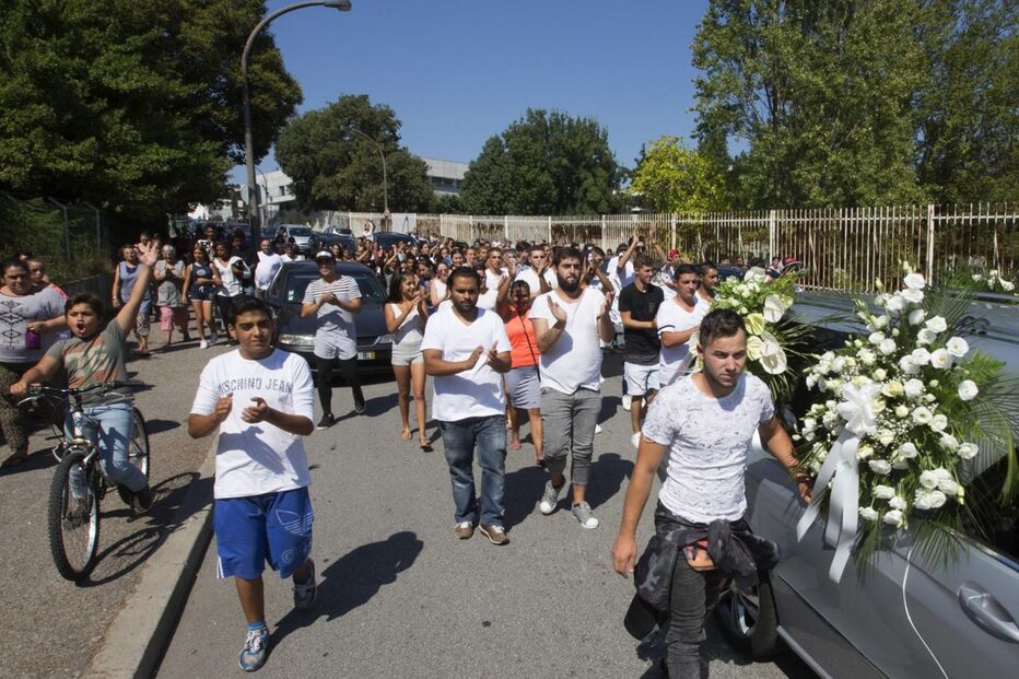 PSP, André Gomes, Pika, funeral, bairro do Cerco, jovem, morte, PSP