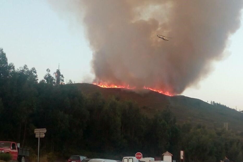 Serra de Monchique, Monchique, Caldas de Monchique, Fóia, Porto de Lagos, acidentes e desastres, incêndios