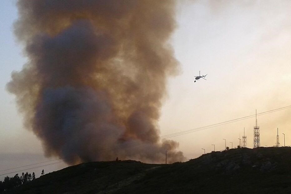Serra de Monchique, Monchique, Caldas de Monchique, Fóia, Porto de Lagos, acidentes e desastres, incêndios