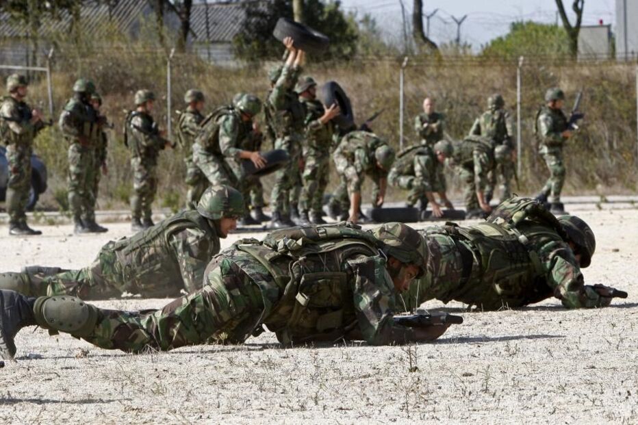 militares, comandos, exercícios