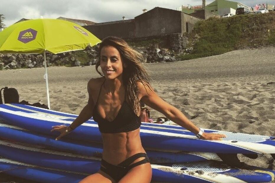 Carolina Patrocínio, Açores, corpo, tonificado, ginásio, forma
