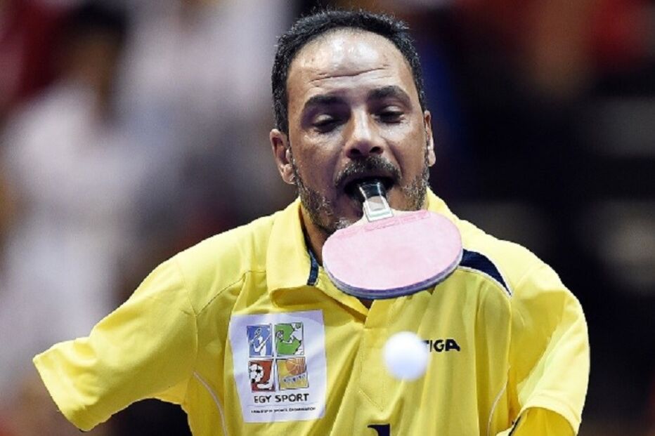 Jogador, Ténis de Mesa, Braços, Jogos Paralímpicos, Ibrahim Hamato, Incapacidade