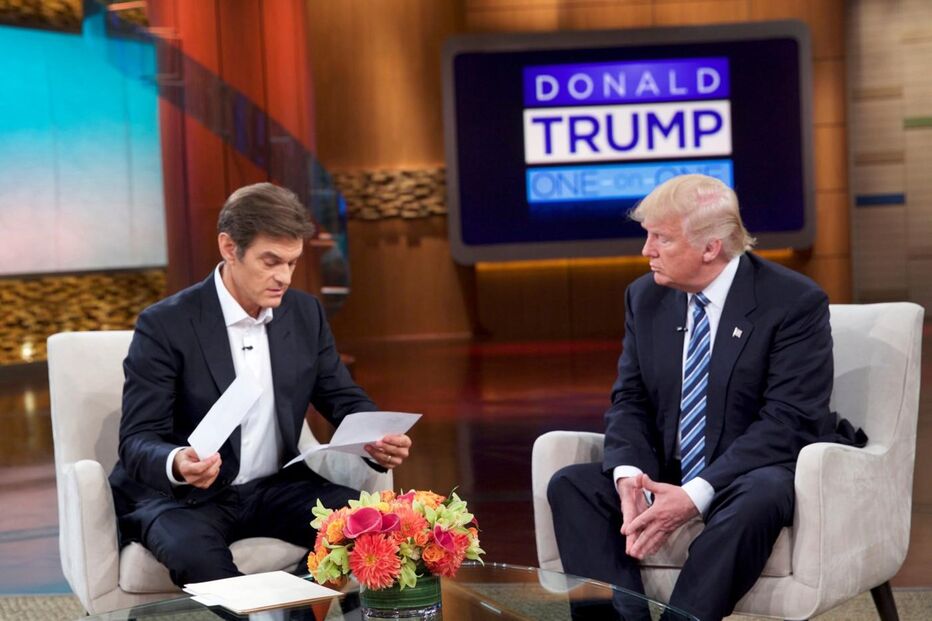 Donald Trump, Dr. Oz, Harold N. Bornstein, Hillary Clinton, saúde, política