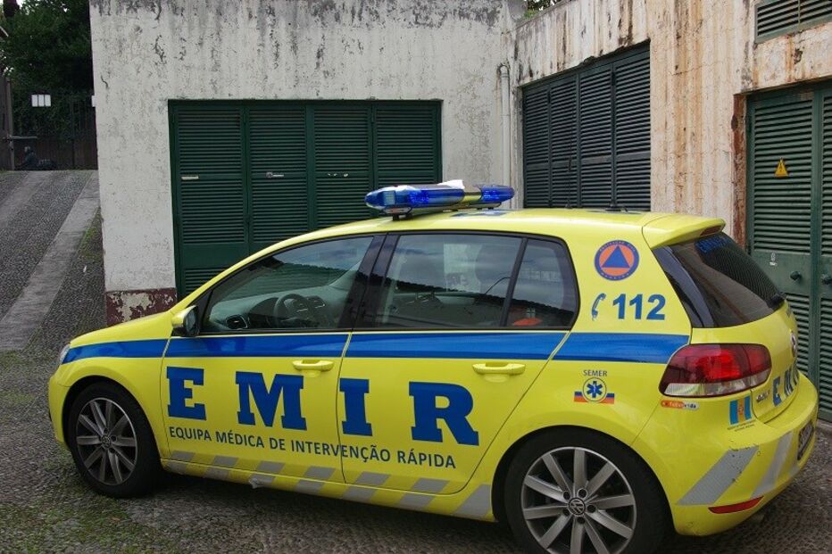 Despiste, Machico, Madeira, Santo da Serra, Bombeiros Municipais de Machico, Equipa Médica de Intervenção Rápida, acidentes e desastres