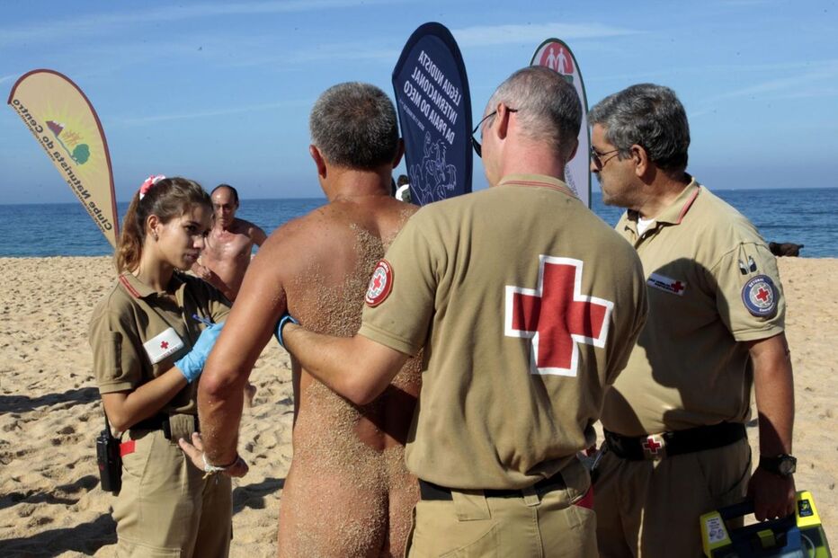 Légua, nudismo, praia, Meco