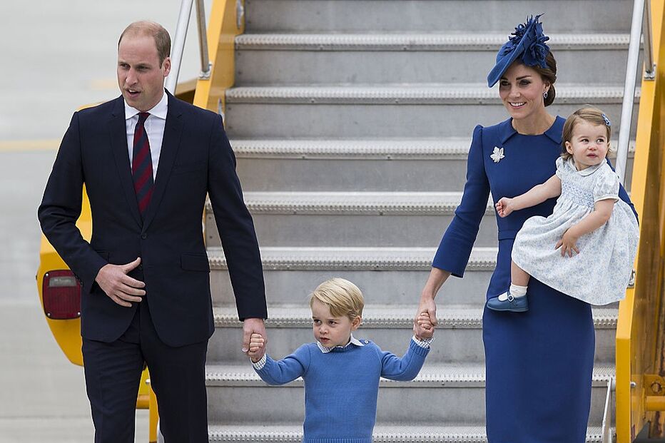 Kate, William, Carlota, George, Canadá, visita, família real