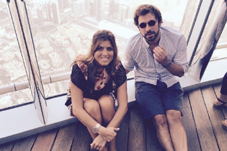 Apresentadora e o marido