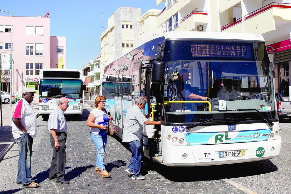 autocarros, transportes, Loures