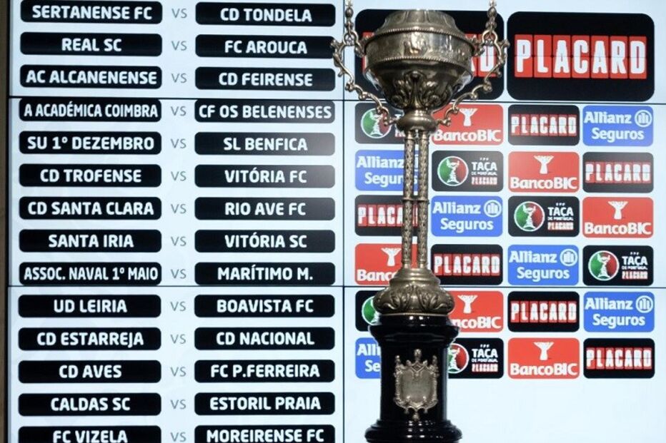 Benfica, FC Porto, Sporting, Gafanha da Nazaré, Famalicão, 1.º de Dezembro, desporto, futebol, Taça de Portugal