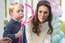 Goerge, Canadá, Duques, Cambridge, William, Kate, Charlotte, Príncipes, Crianças