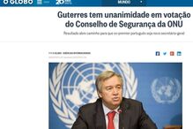 António Guterres, secretário-geral, Organização das Nações Unidas, ONU, imprensa internacional