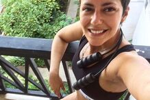 Tailândia, Sofia Ribeiro, cancro, sensual, em forma, exercício, férias, viagem