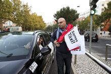 Lisboa, megaprotesto, manifestação, taxistas, uber