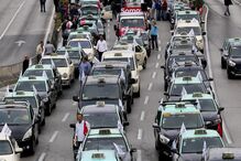 Lisboa, megaprotesto, manifestação, taxistas, uber