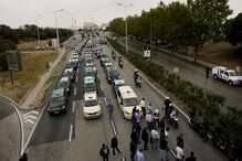 Lisboa, megaprotesto, manifestação, taxistas, uber