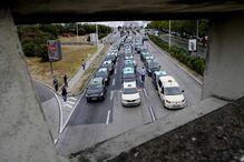 Lisboa, megaprotesto, manifestação, taxistas, uber
