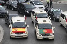 Lisboa, megaprotesto, manifestação, taxistas, uber