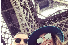 Simão Sabrosa, Vanessa Rebelo, Paris