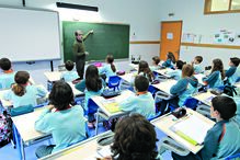 sala de aula, professor, alunos