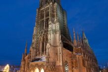 urina, erosão, Catedral, Alemanha, Barcelona, Ulm