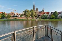 urina, erosão, Catedral, Alemanha, Barcelona, Ulm