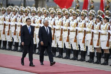 António Costa, Vistos Gold, governo, China