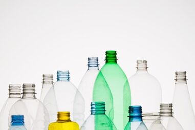 garrafas, plástico