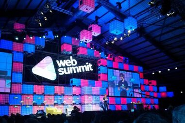 Web Summit, Live Events Team, Lisboa, Mike Harvey, FIL, Feira, Meo Arena, conferência, montagem