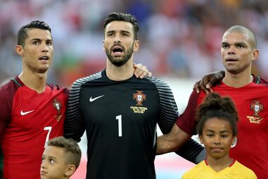 Rui Patrício, Cristiano Ronaldo, Pepe, Bola de Ouro, France Football, desporto, futebol