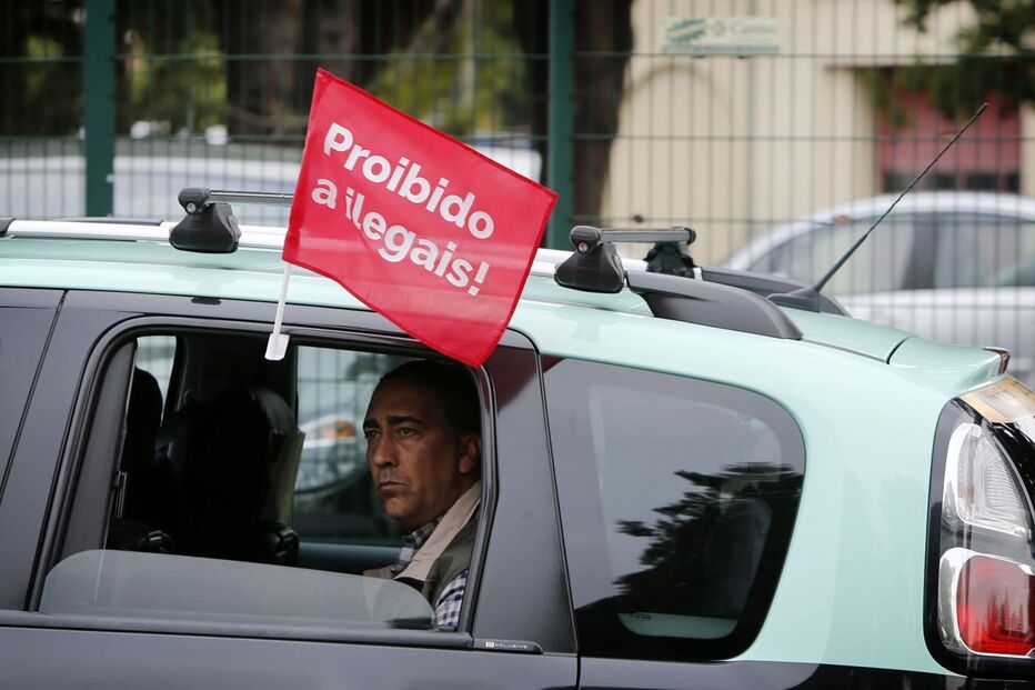 Uber, Cabify, taxistas, taxis, Lisboa, manifestação, protesto