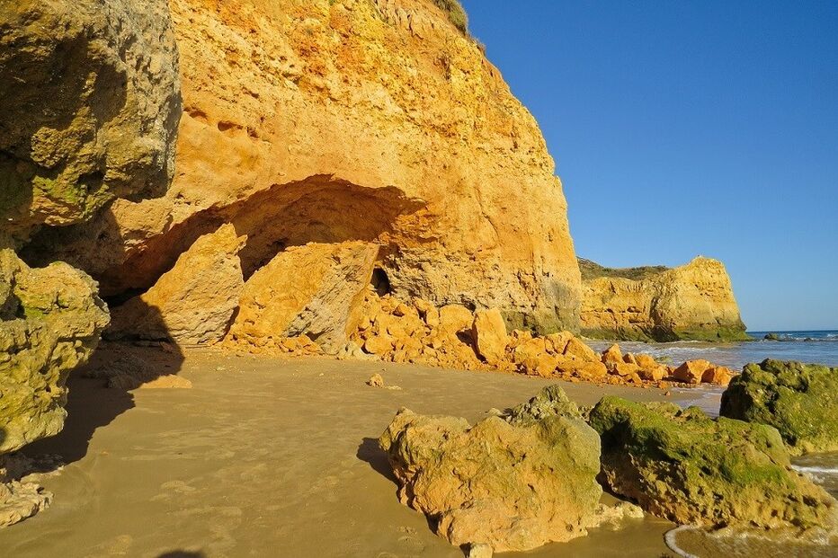derrocadas, Algarve, Praia Maria Luísa 