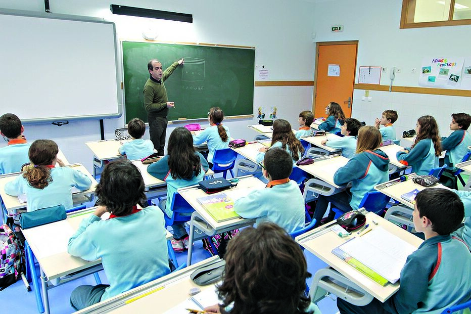 sala de aula, professor, alunos