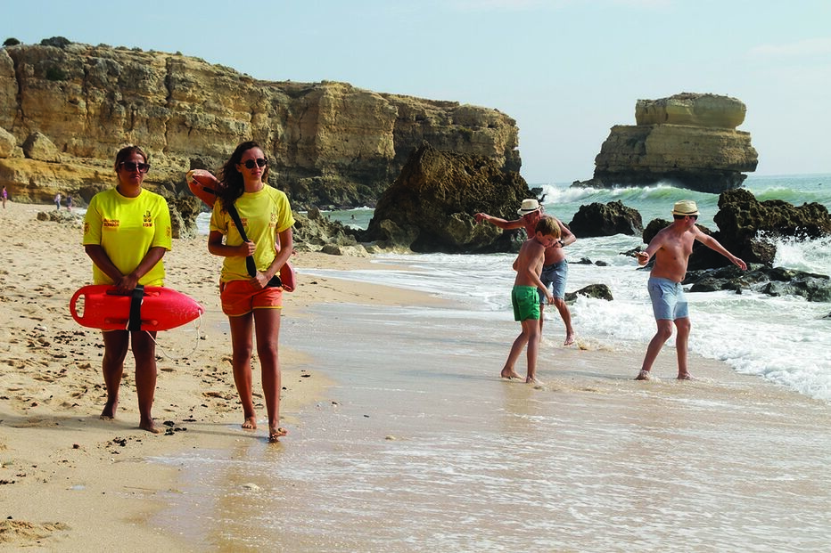 praia, areal, algarve, vigilância