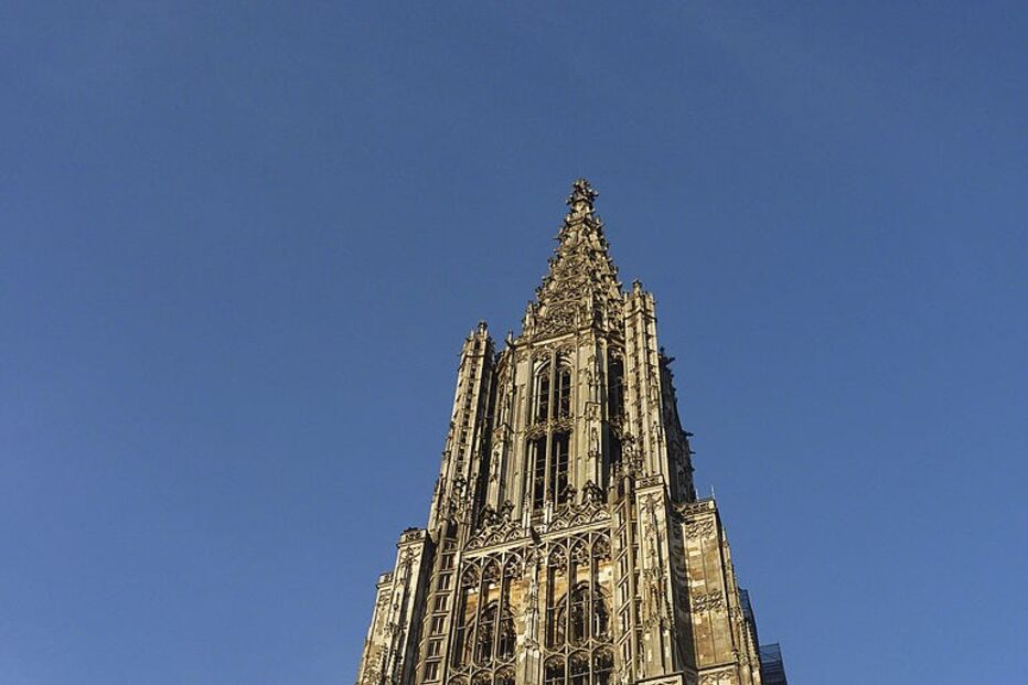 urina, erosão, Catedral, Alemanha, Barcelona, Ulm