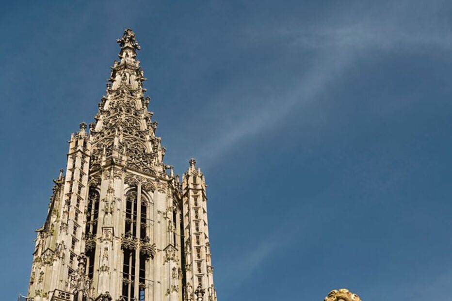 urina, erosão, Catedral, Alemanha, Barcelona, Ulm