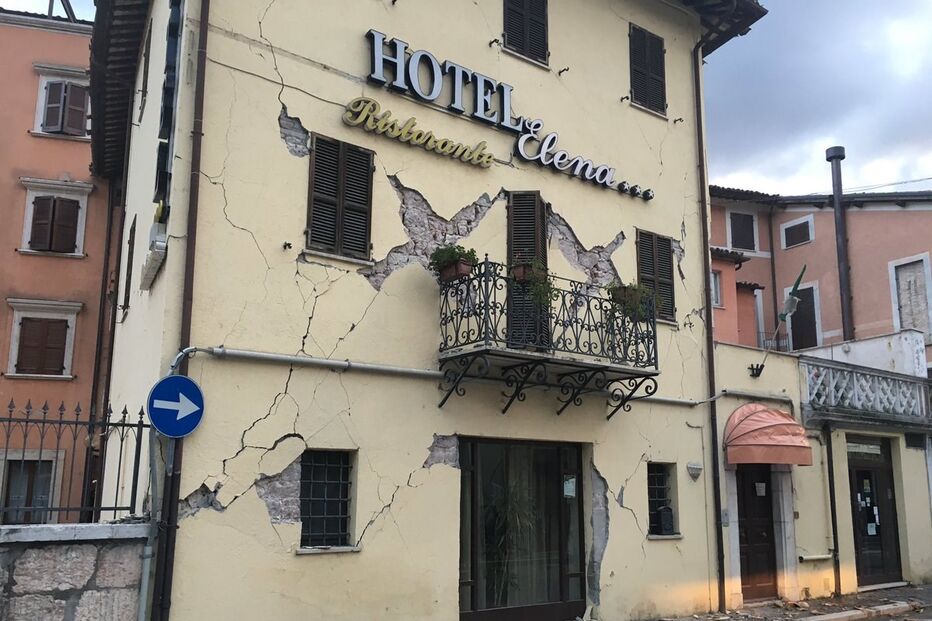 Itália, sismo, detruição