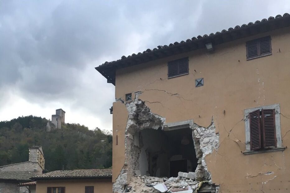 Itália, sismo, detruição