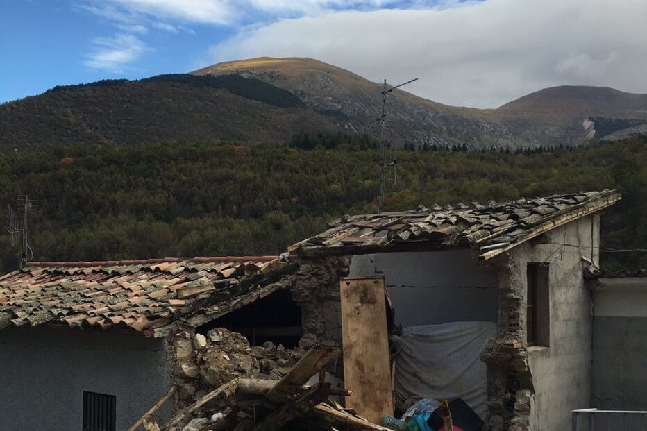 Itália, sismo, detruição